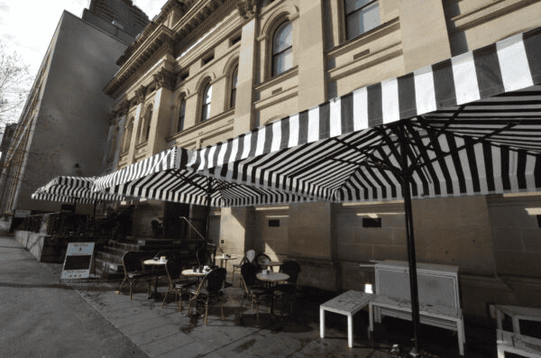 Commercial market umbrellas