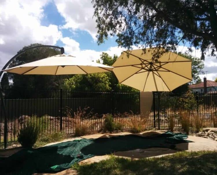 Shade umbrella for sun safety