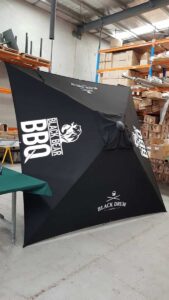 3x3m square black bear bbq 3 1