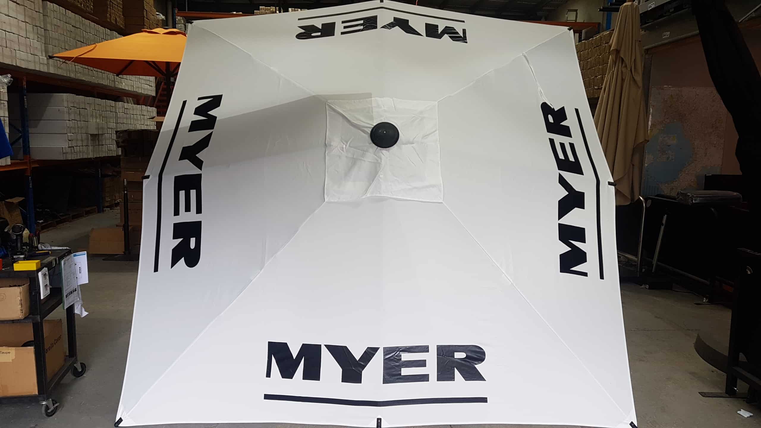 3x3m square myer 8 strut